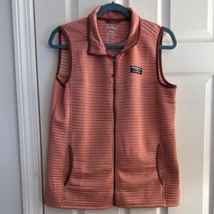 L.L. Bean Women's Pink Quilted Vest
